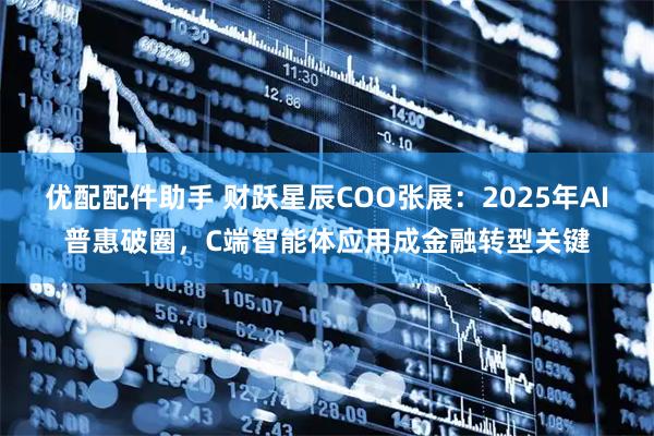 优配配件助手 财跃星辰COO张展：2025年AI普惠破圈，C端智能体应用成金融转型关键