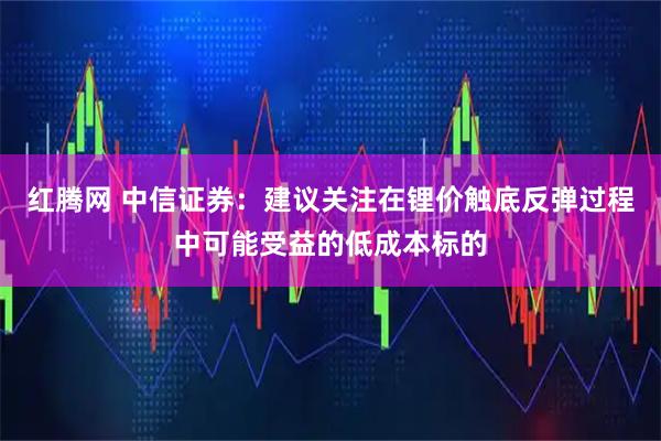 红腾网 中信证券：建议关注在锂价触底反弹过程中可能受益的低成本标的